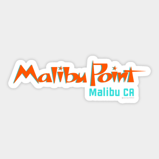 Malibu Point: California Surf Breaks Sticker